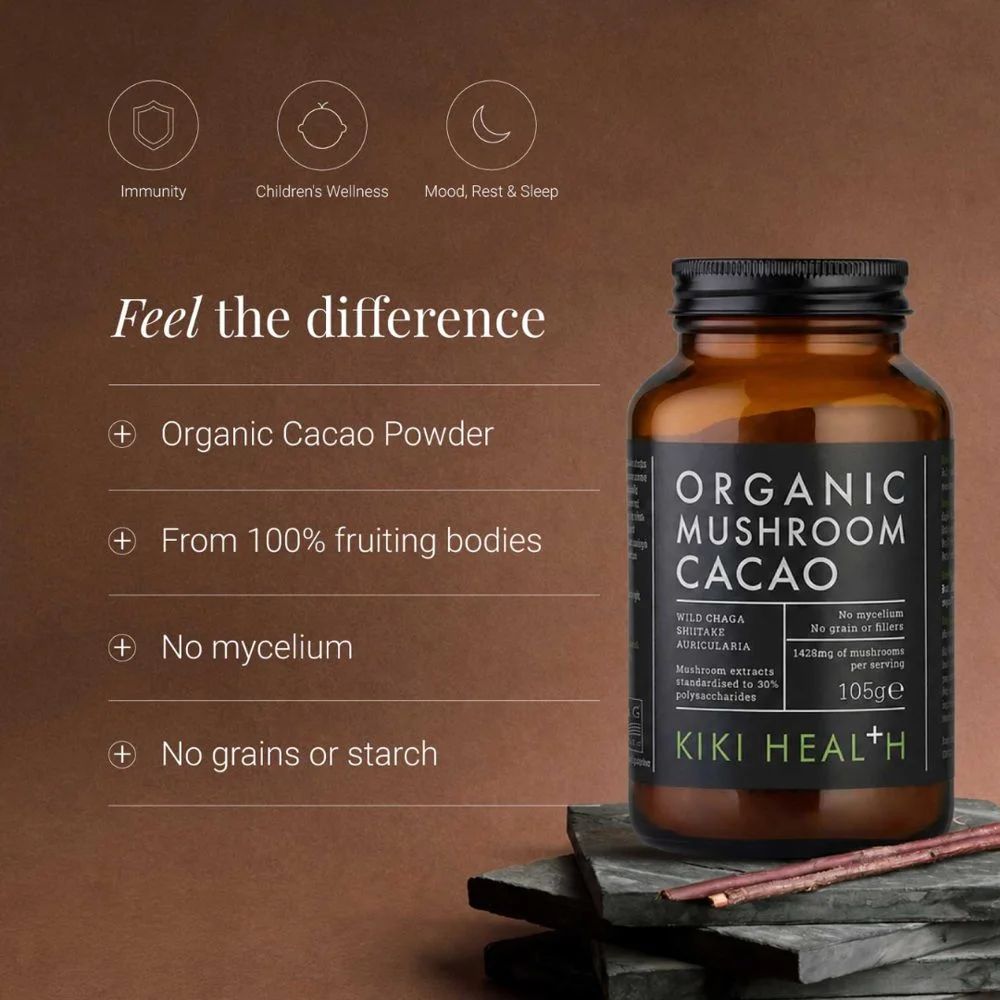KIKI Health Mushroom Cacao (105g), image 2