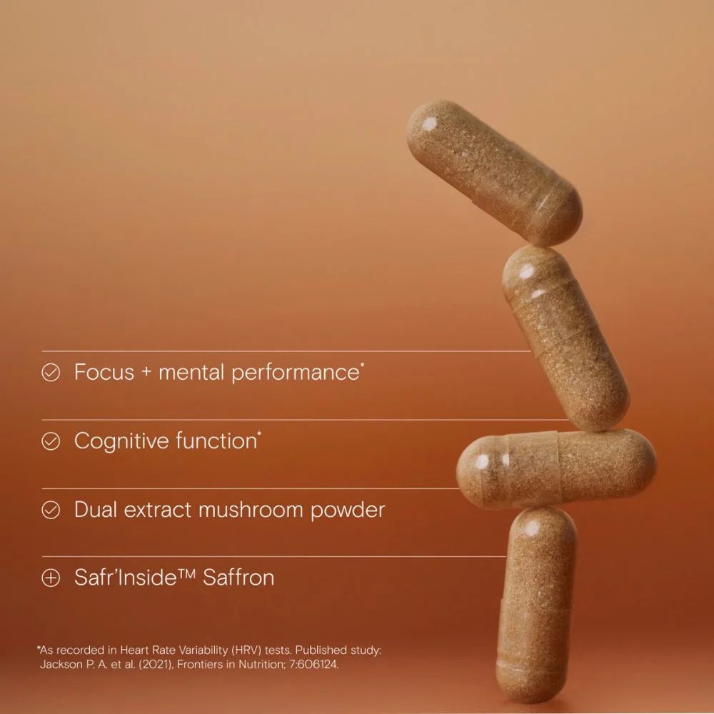 Wild Nutrition Food-Grown Lion's Mane Plus (90 caps), image 2