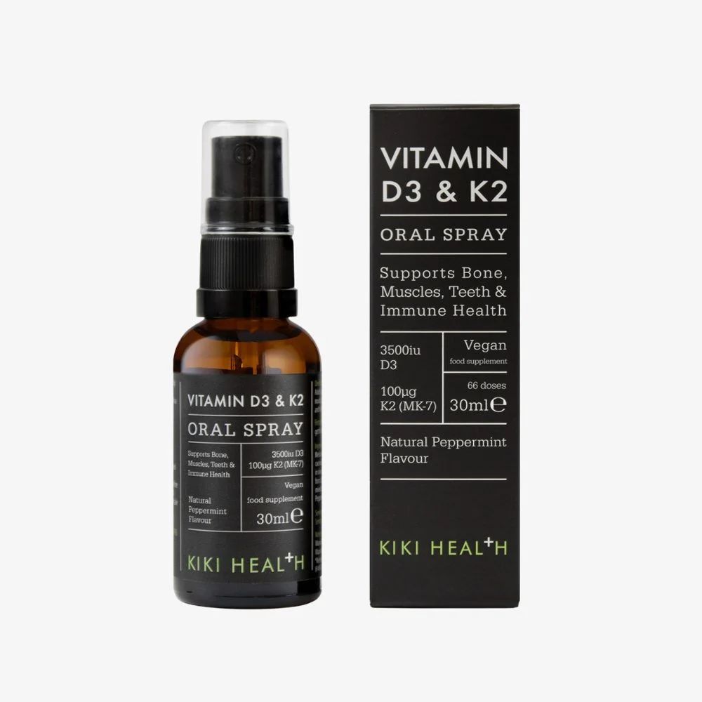 KIKI Health Vitamin D3 & K2 Oral Spray Peppermint (30ml)