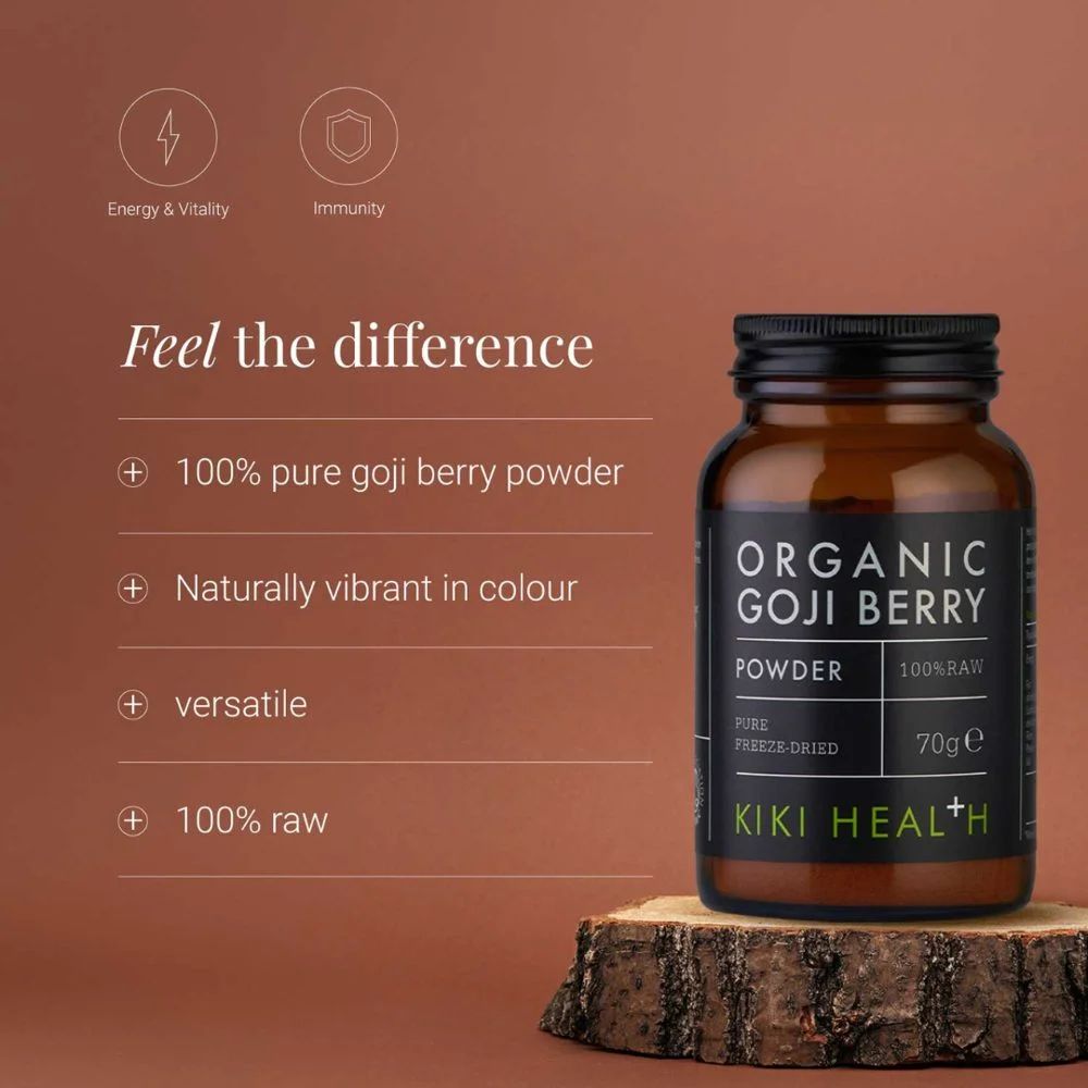 KIKI Health Organic Goji Berry Powder (70g), image 2