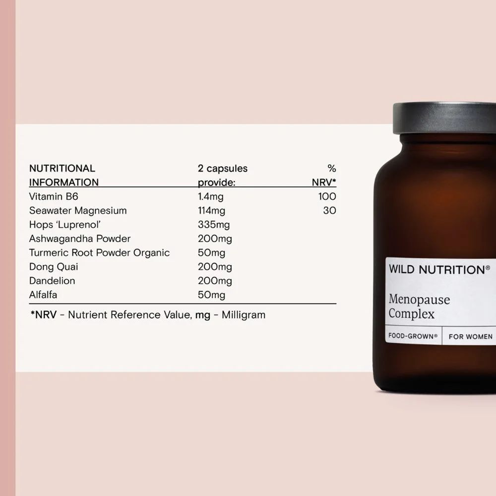 Wild Nutrition Menopause Complex (60 caps), image 2