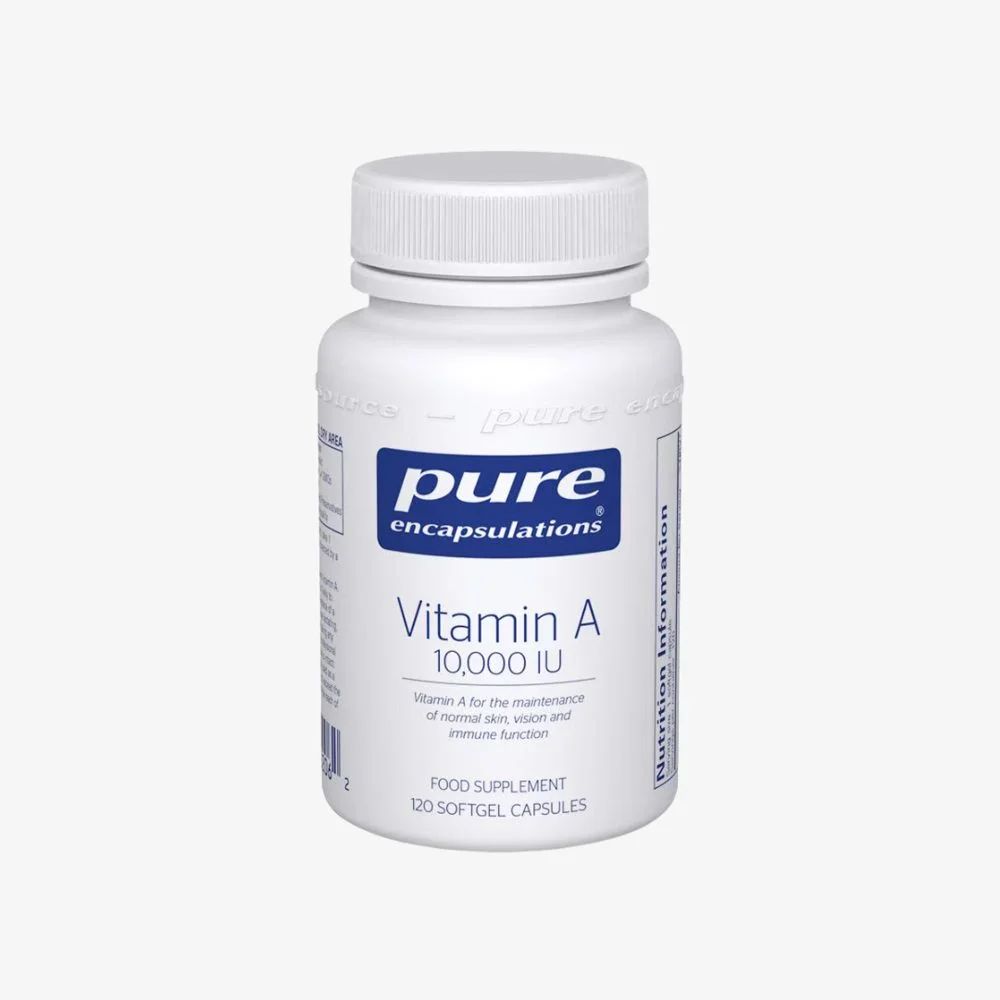 Pure Encapsulations Vitamin A 10,000 IU (120 Capsules)