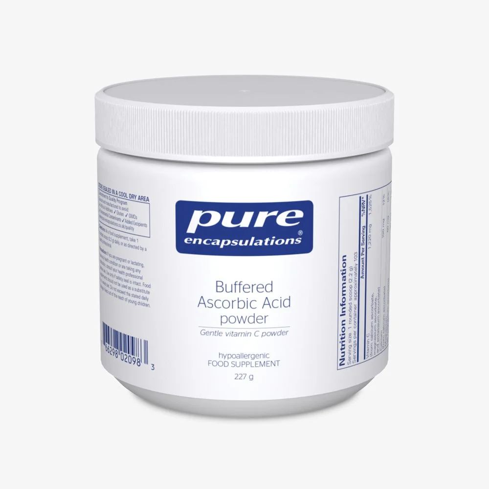 Pure Encapsulations Buffered Ascorbic Acid Vitamin C Powder (227g)