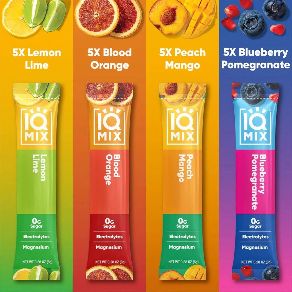 Iqbar IQMIX Hydration Electrolyte Variety Pack (20 Sticks), image 2