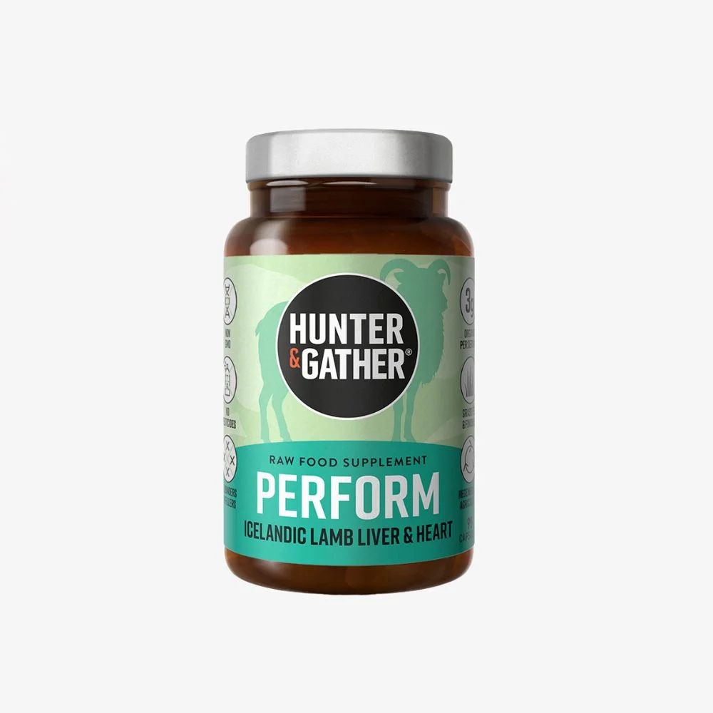Hunter & Gather Perform Capsules Grass Fed Lamb Liver and Heart (90 Capsules)