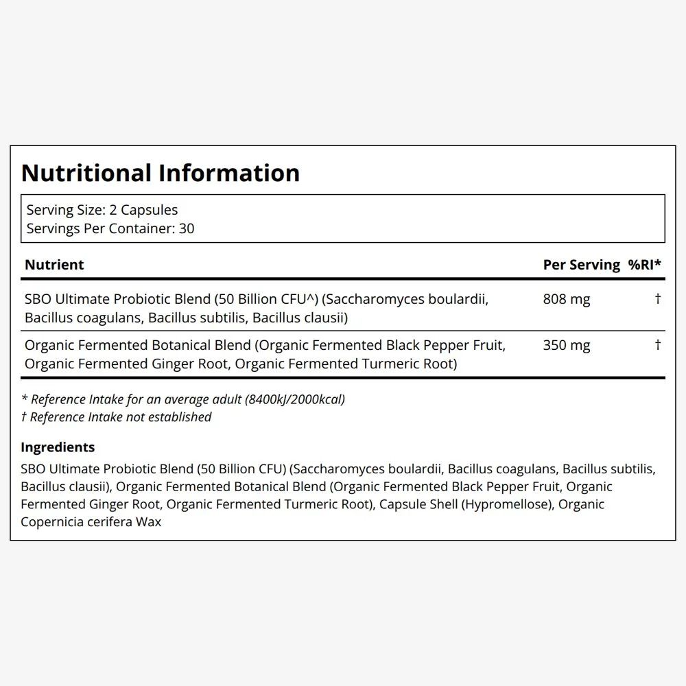 Ancient Nutrition SBO Probiotic Ultimate (60 Capsules), image 2
