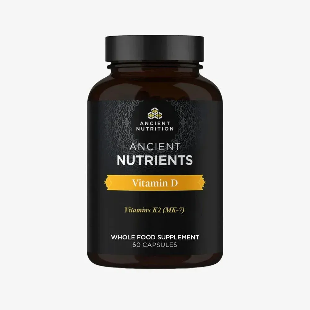 Ancient Nutrition Vitamin D (60 Capsules)