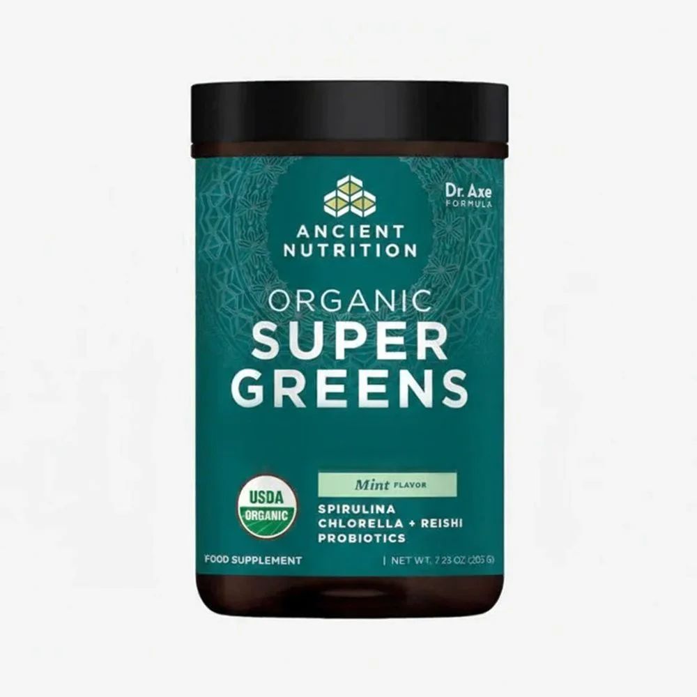 Ancient Nutrition SuperGreens Mint (25 Servings)