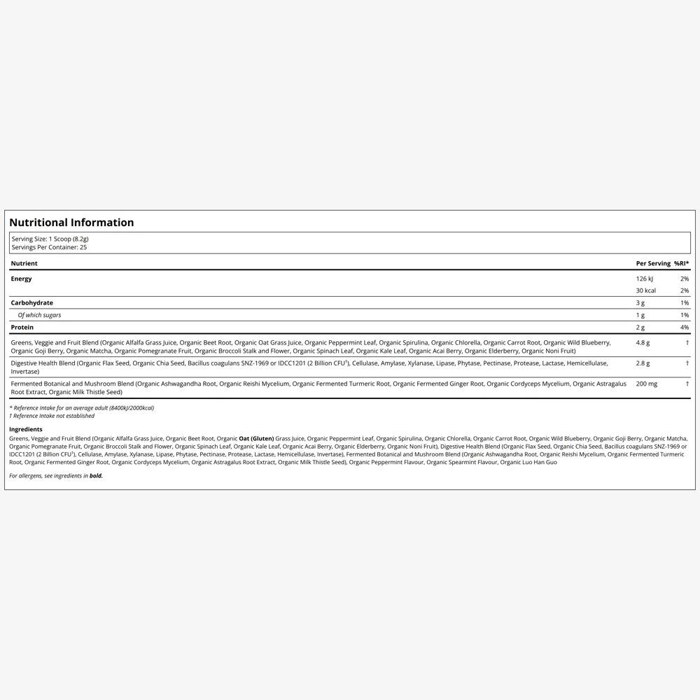 Ancient Nutrition SuperGreens Mint (25 Servings), image 2