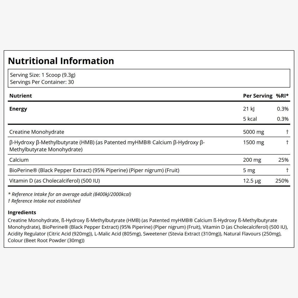 Transparent Labs Creatine HMB Watermelon (279g), image 2