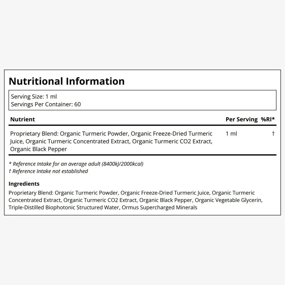 Global Healing Turmeric (59.2ml), image 2