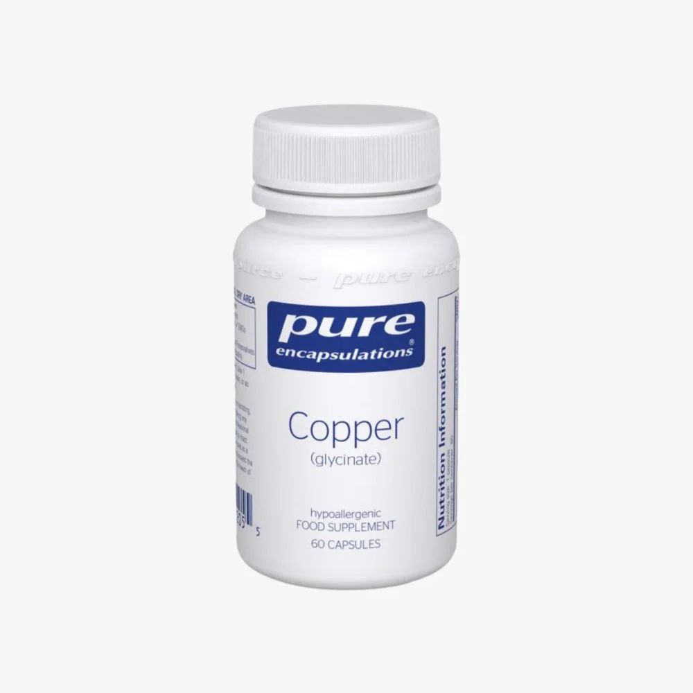 Pure Encapsulations Copper Glycinate (60 Capsules)