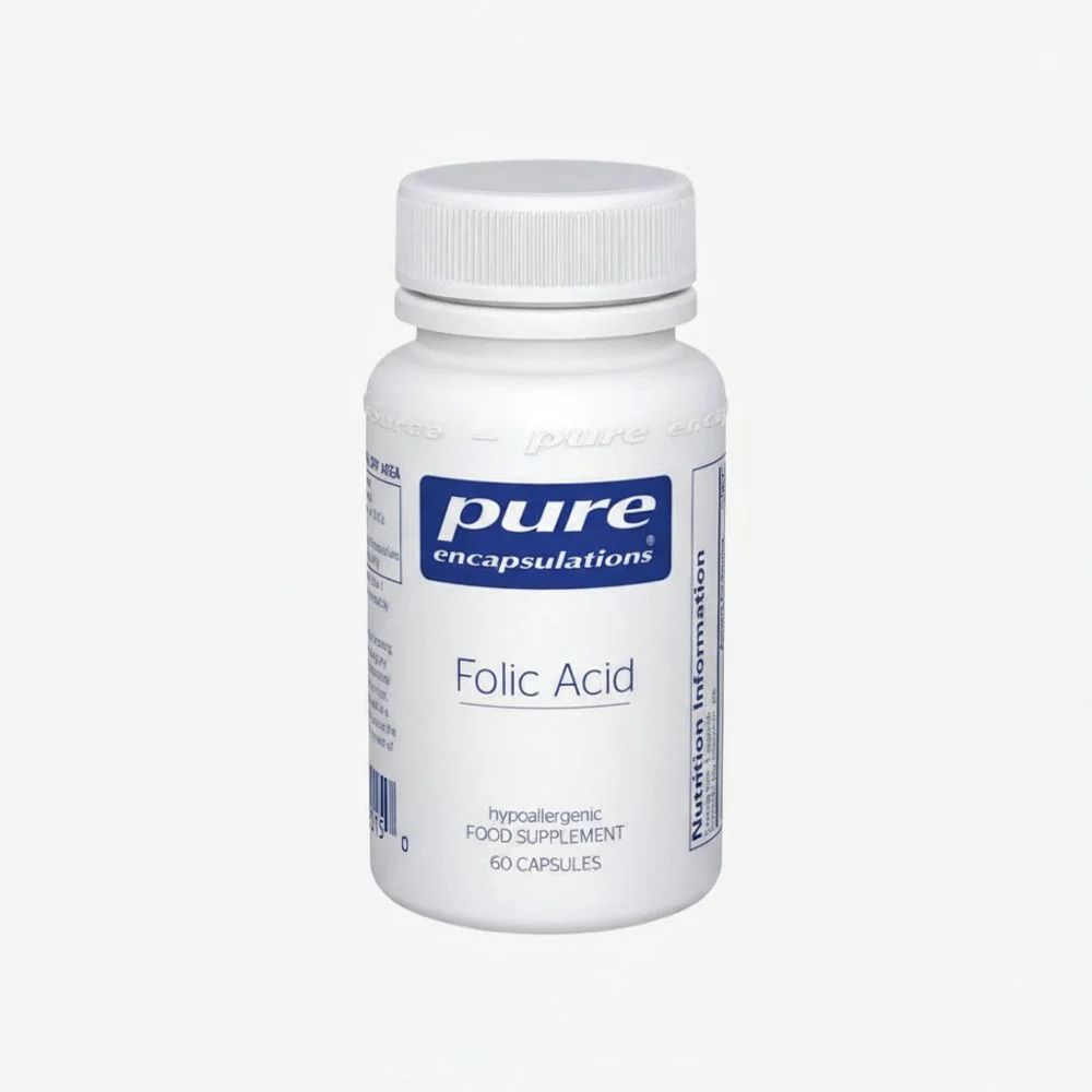 Pure Encapsulations Folic Acid 800mcg (60 Capsules)