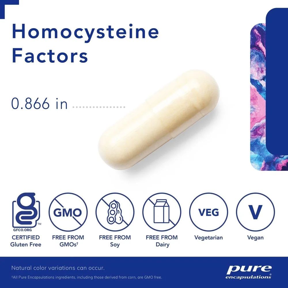 Pure Encapsulations Homocysteine Factors (60 Capsules), image 2