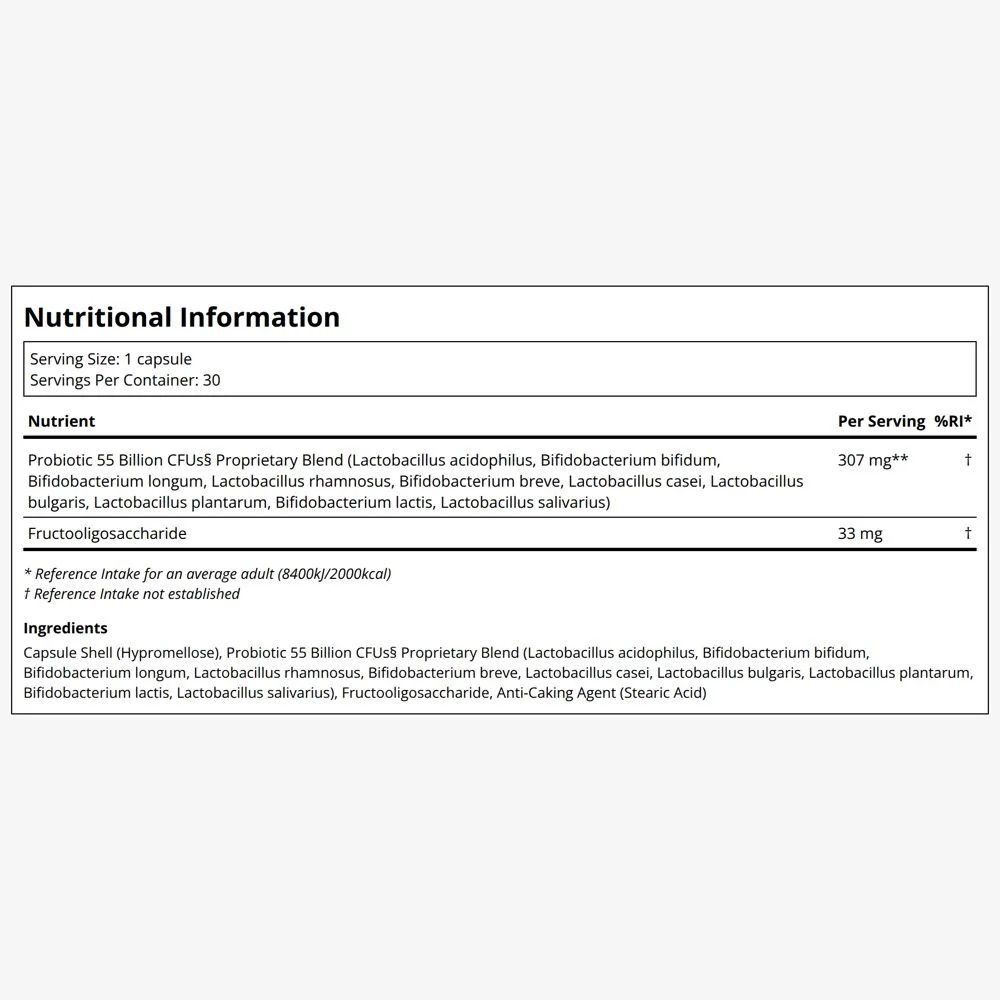 Trace Probiotic 55 Billion (30 Capsules), image 2