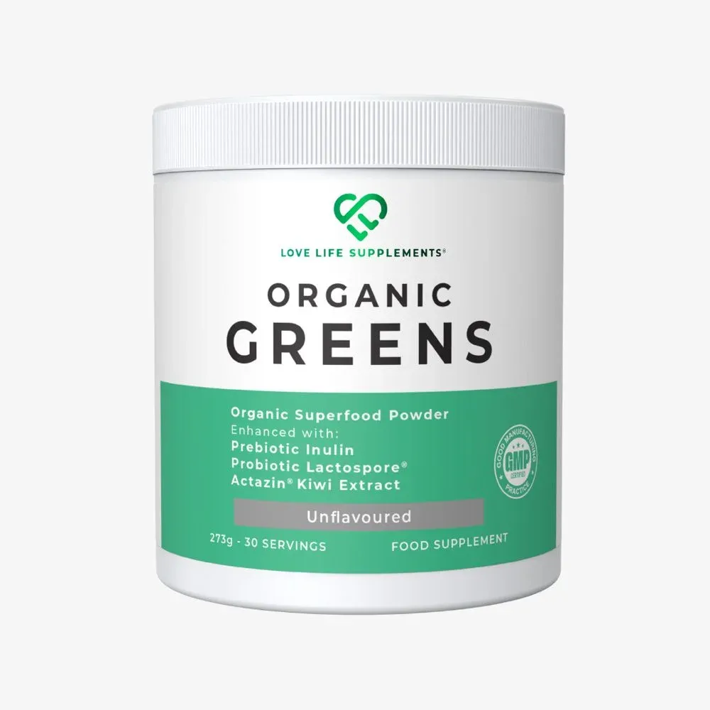 Love Life Supplements Greens Unflavoured (30 Servings)