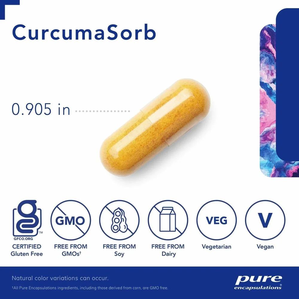 Pure Encapsulations CurcumaSorb (90 Capsules), image 2