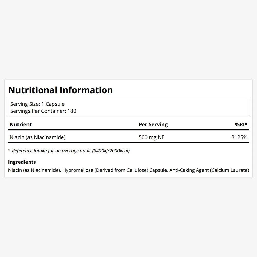 Thorne Niacinamide (180 Capsules), image 2