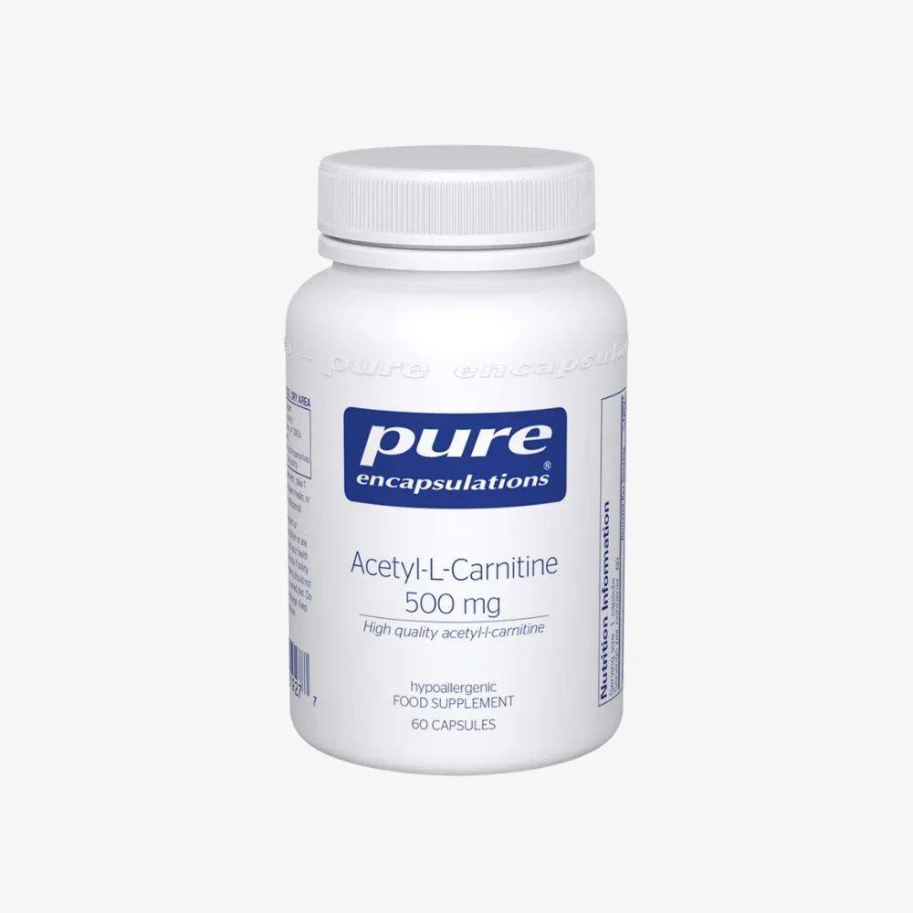 Pure Encapsulations Acetyl-L-Carnitine 500mg (60 Capsules)