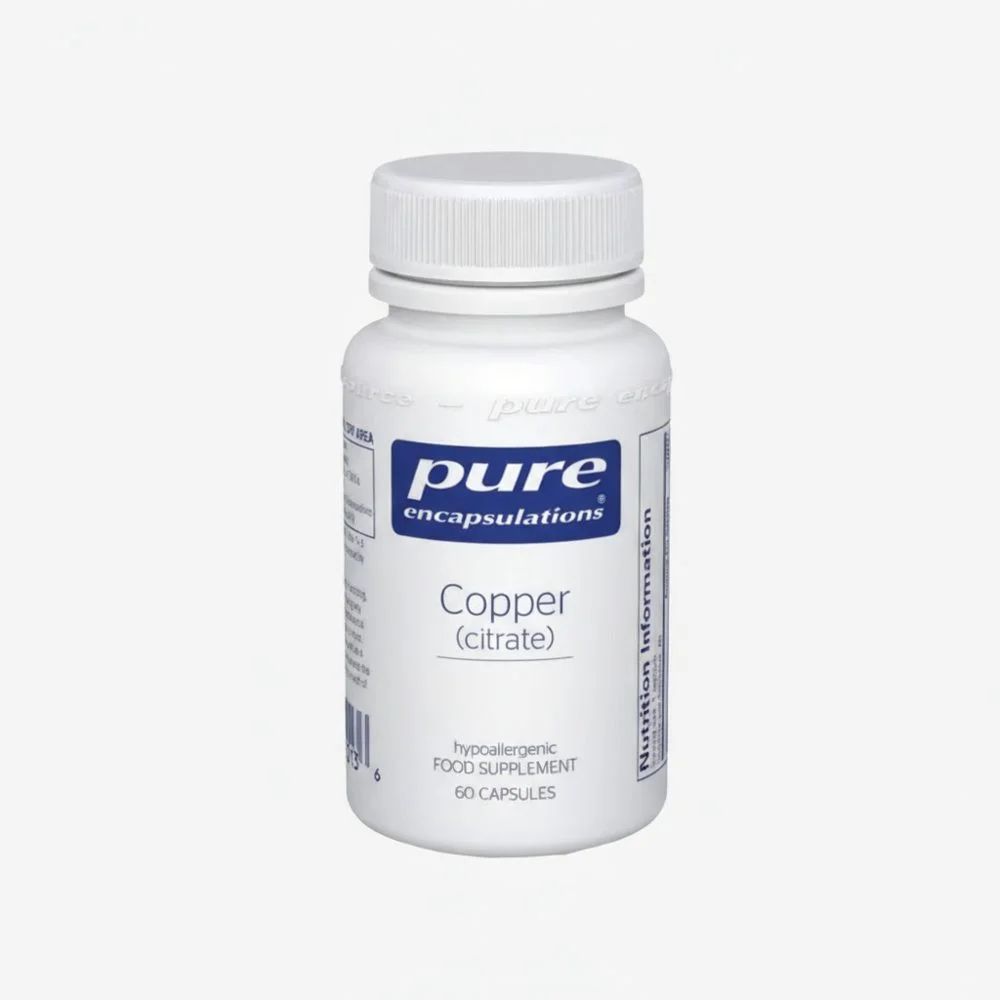 Pure Encapsulations Copper Citrate (60 Capsules)