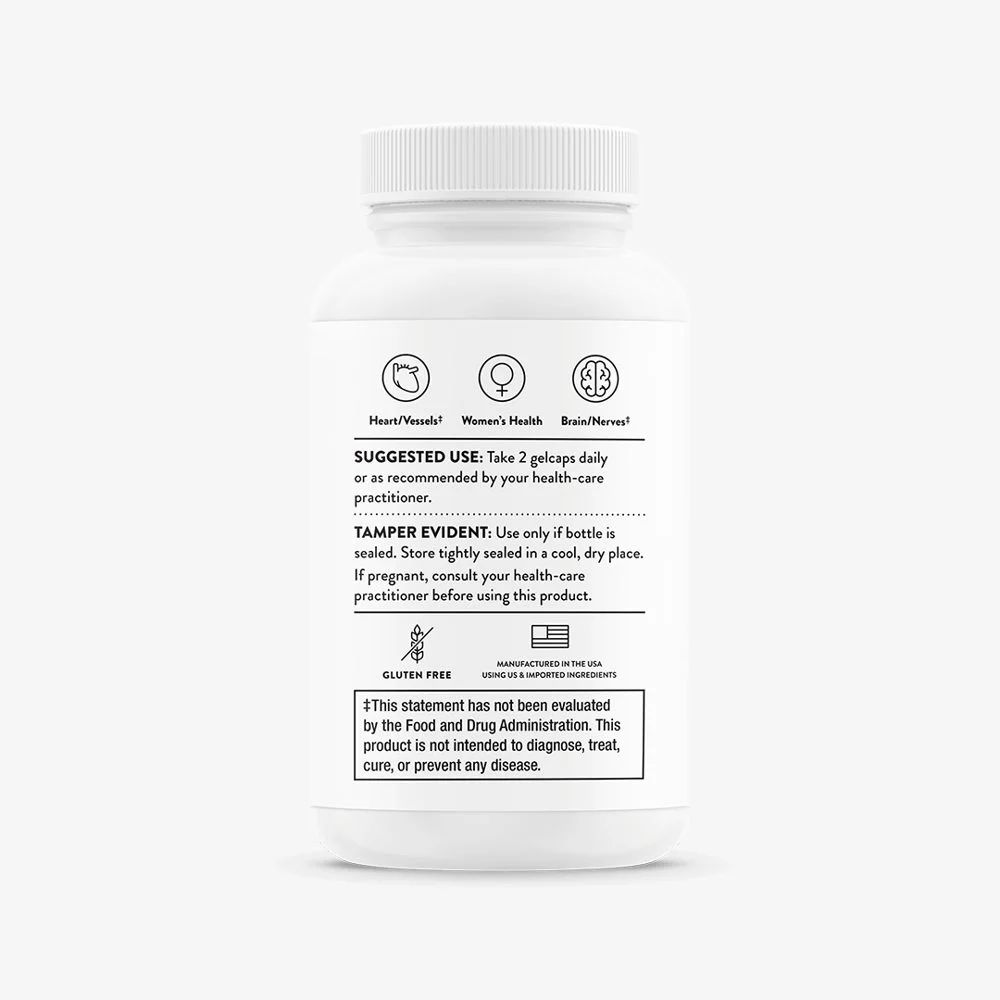Thorne Prenatal DHA (60 Gelcaps), image 2