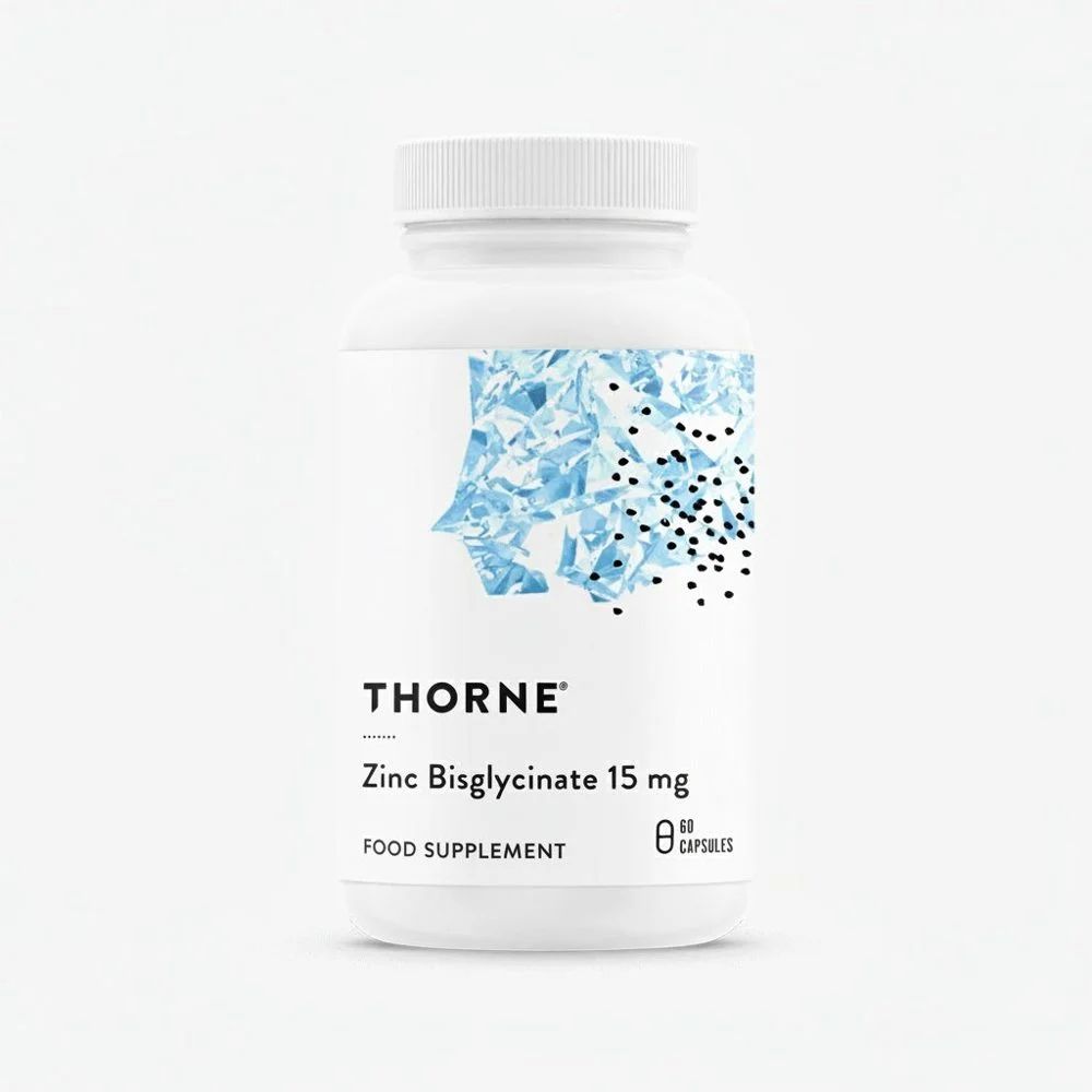 Thorne Zinc Bisglycinate 15mg (60 Capsules)