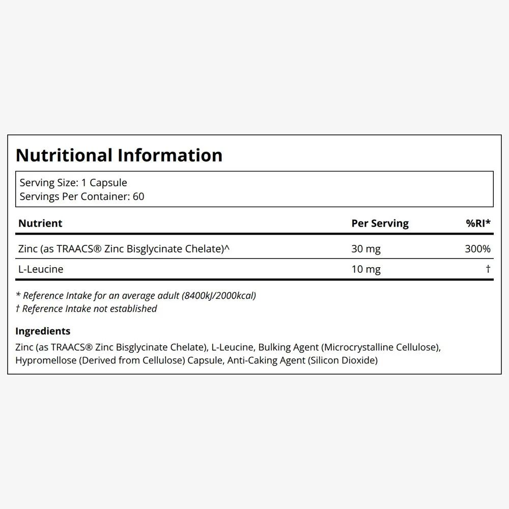 Thorne Zinc Bisglycinate 30mg (60 Capsules), image 2