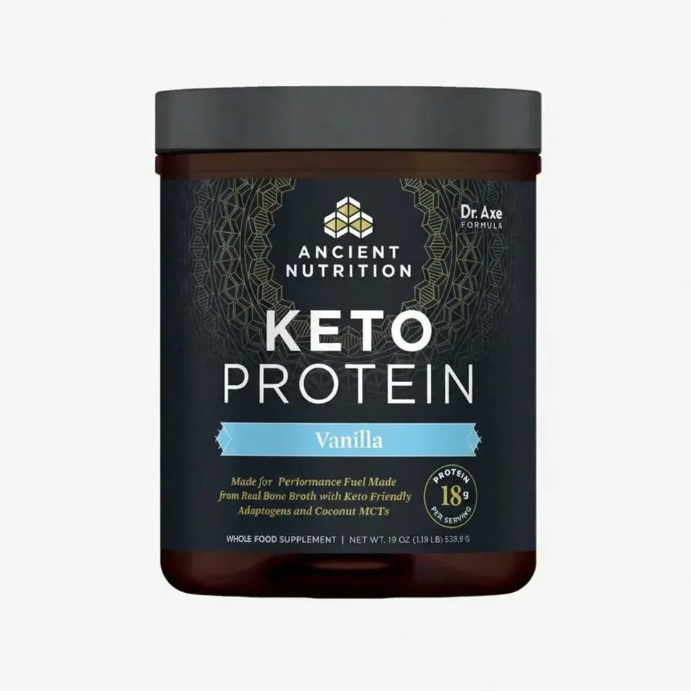 Ancient Nutrition Keto Protein Vanilla (17 Servings)