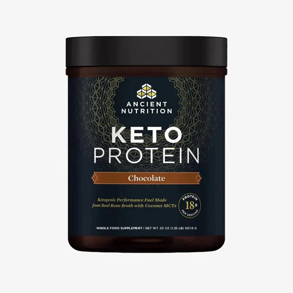 Ancient Nutrition Keto Protein Chocolate (17 Servings)
