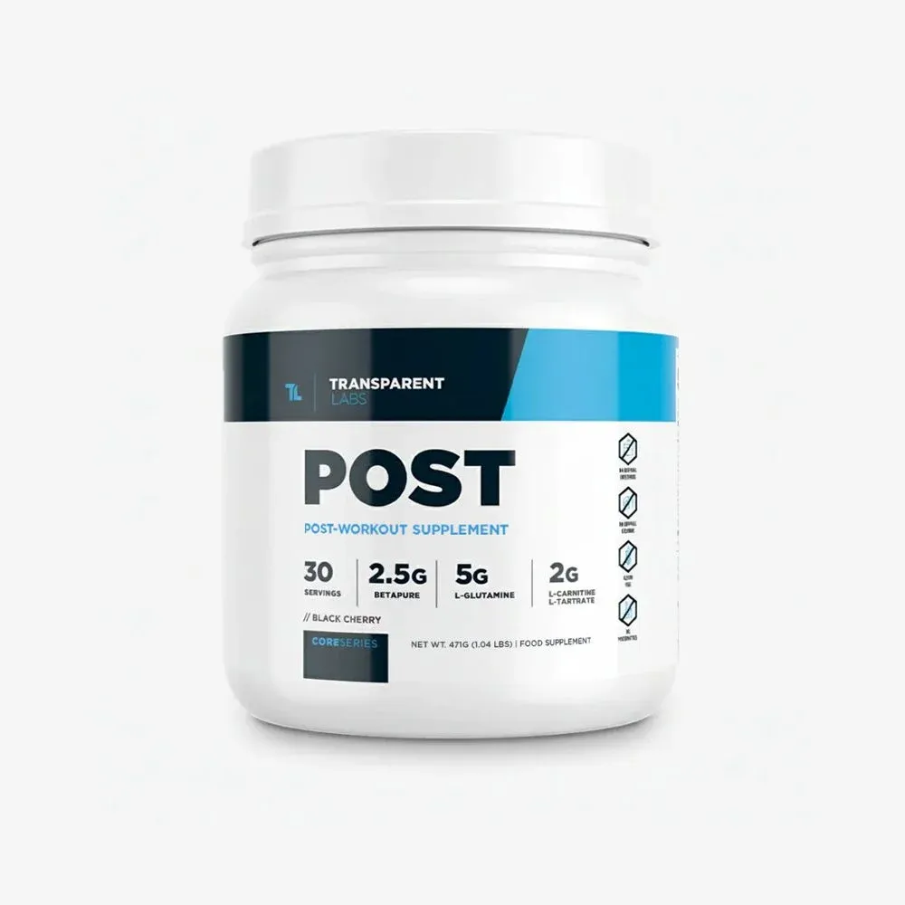 Transparent Labs CoreSeries Post Workout Black Cherry (30 Servings)