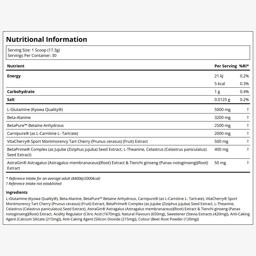 Transparent Labs CoreSeries Post Workout Black Cherry (30 Servings), image 2