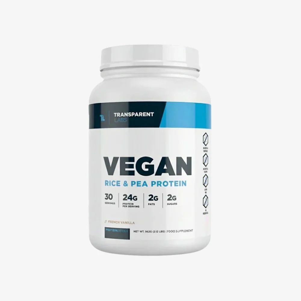 Transparent Labs Vegan Rice and Pea Protein French Vanilla (30 Servings)