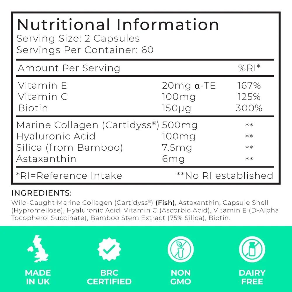 Love Life Supplements Marine Collagen Complex (120 Capsules), image 2