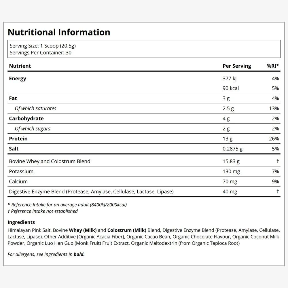 Paleovalley Grass Fed Whey Protein with Colostrum Vanilla (30 Servings), image 2