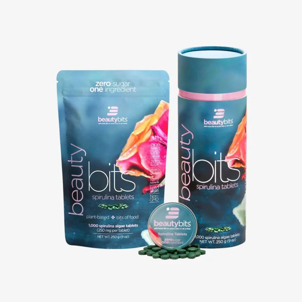 Energybits BEAUTYbits Spirulina Large Canister (1000 Tablets)