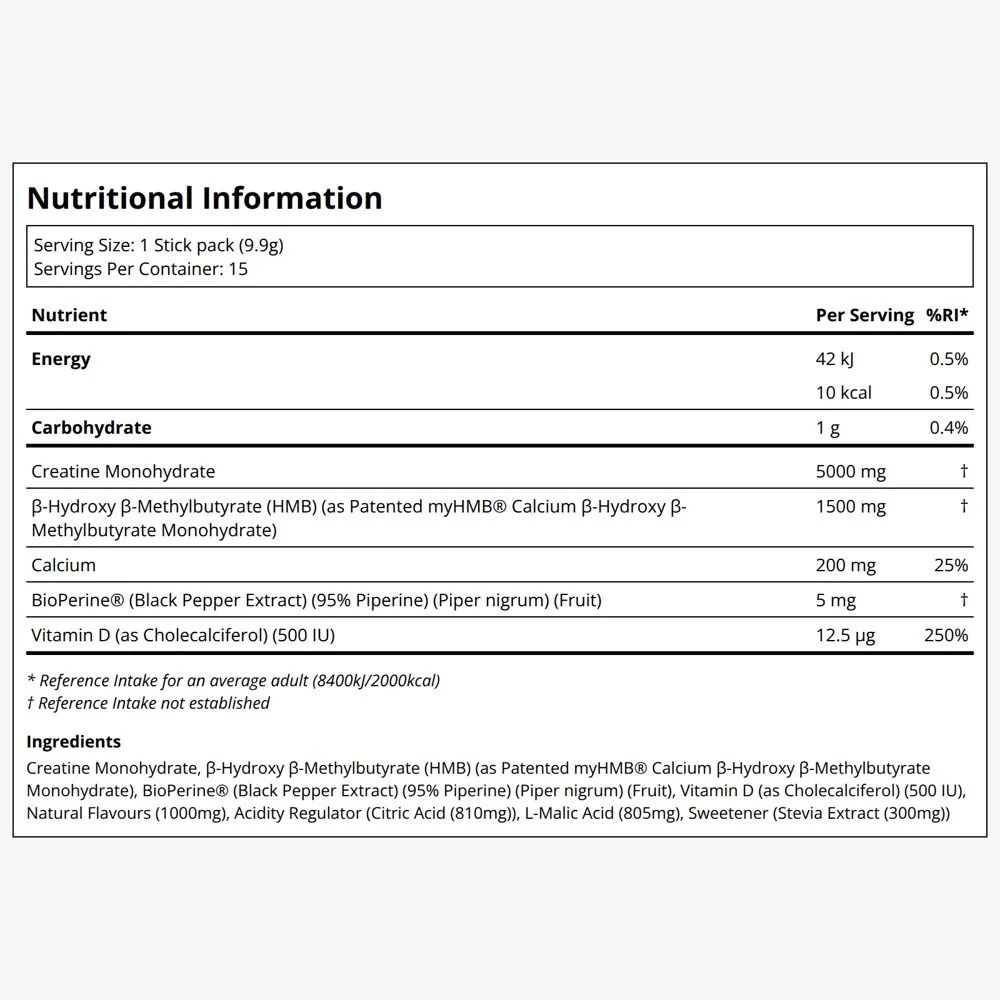 Transparent Labs Creatine HMB - Blue Raspberry (60 Servings), image 2