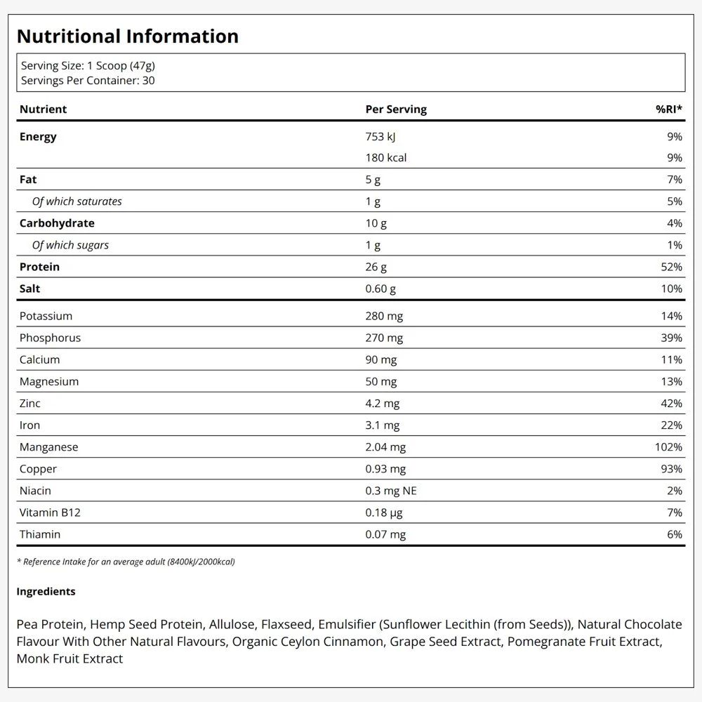 Blueprint Longevity Protein - Chocolate (1581g), image 2
