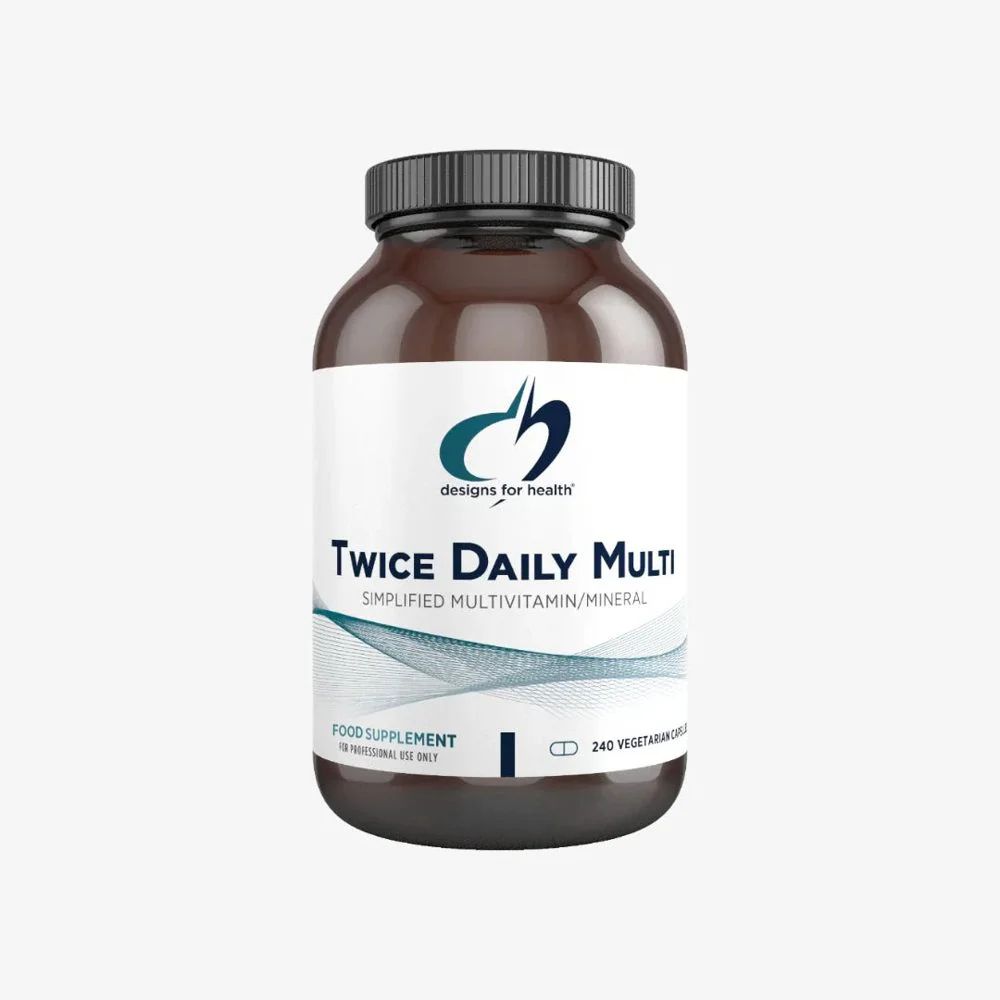 Designs For Health Twice Daily Multi (240 Capsules)