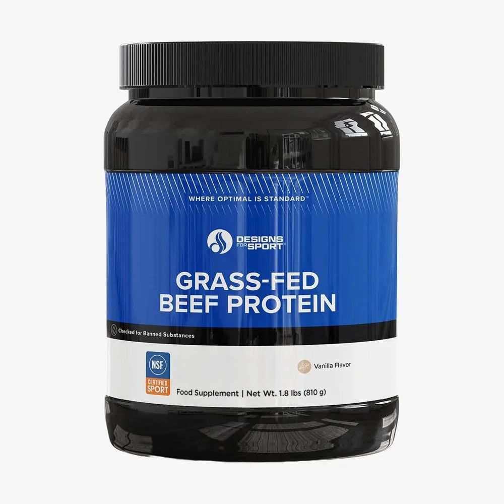 Designs For Health Grass-Fed Beef Protein Vanilla (810g)