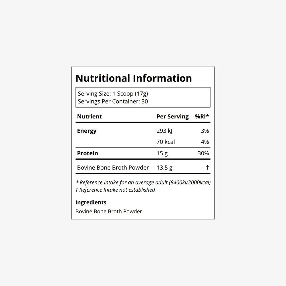 Paleovalley 100% Grass Fed Bone Broth Protein - Unflavoured (30 Servings), image 2