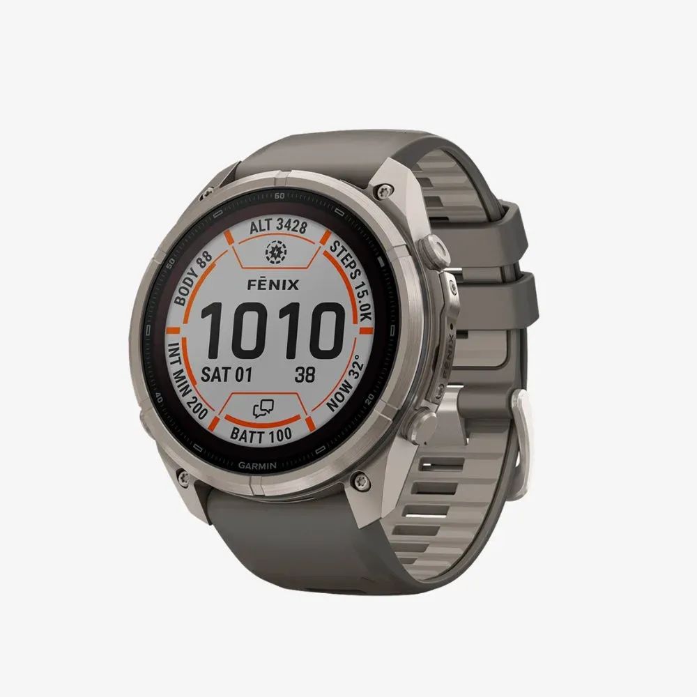 Garmin fenix 9 Pro inReach Solar 51mm Titanium (Pebble Grey/Silver Grey)