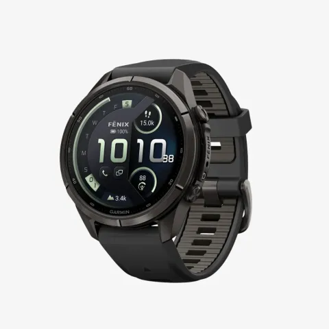 Garmin fenix 9 Pro inReach 43mm Carbon Grey DLC Titanium with Black/Pebble Grey Band