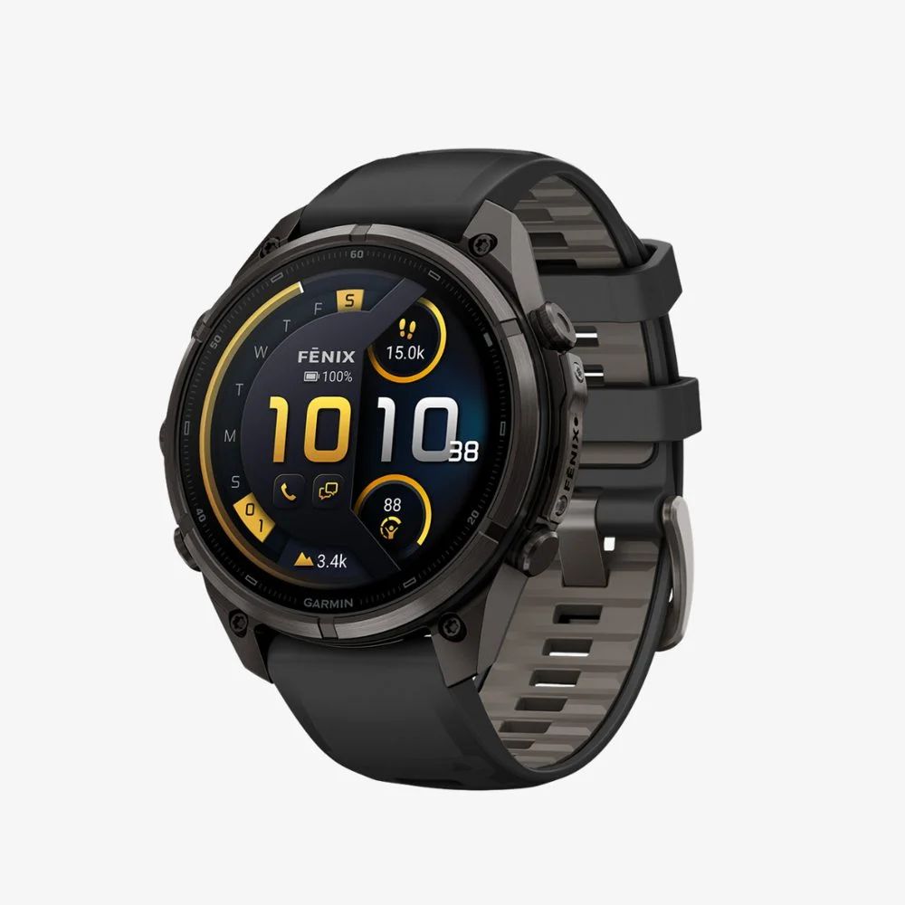 Garmin fenix 9 Pro inReach Solar 47mm Titanium with Pebble Grey/Silver Grey Band, image 2
