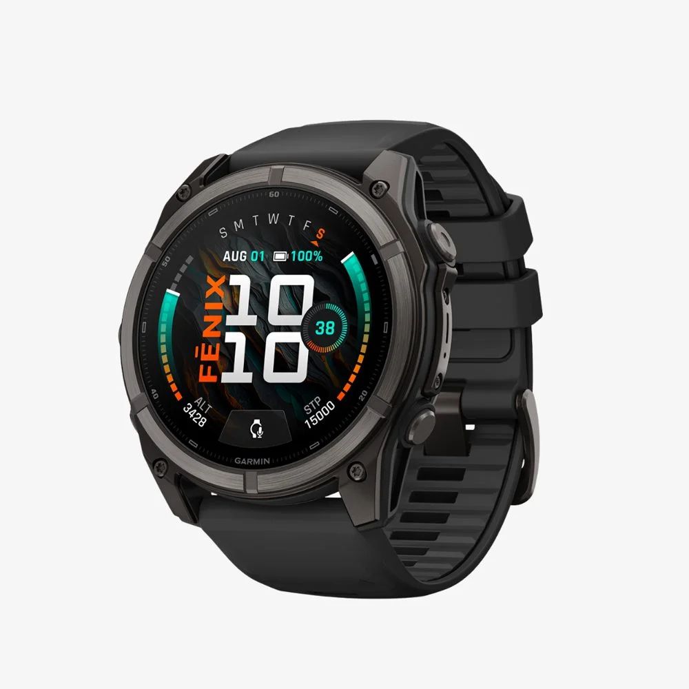 Garmin fenix 9 51mm Carbon Grey DLC Titanium with Black Band