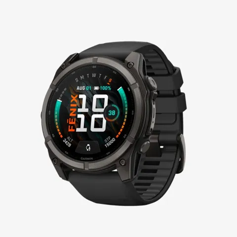 Garmin fenix 9 51mm Carbon Grey DLC Titanium with Black Band