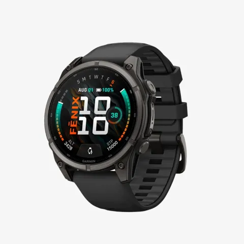 Garmin fenix 9 47mm Carbon Grey DLC Titanium with Black Band