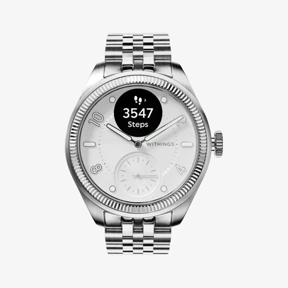 Withings ScanWatch Nova Brilliant, Silver