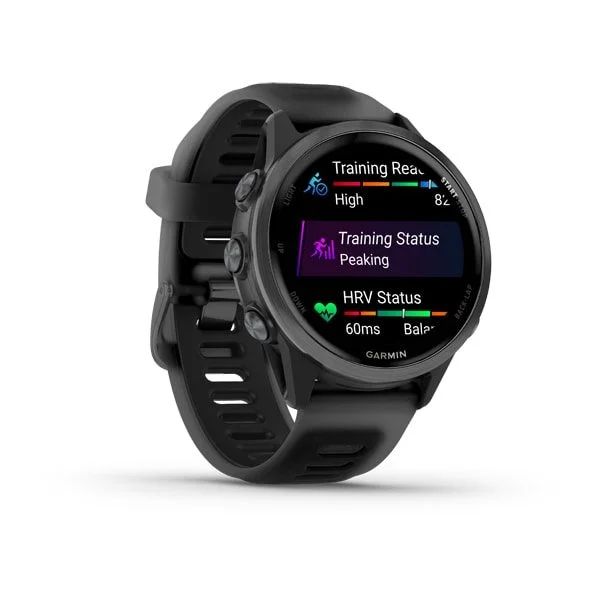 Garmin Forerunner 570 Slate Grey Aluminium with Translucent Black/Black Band, image 2