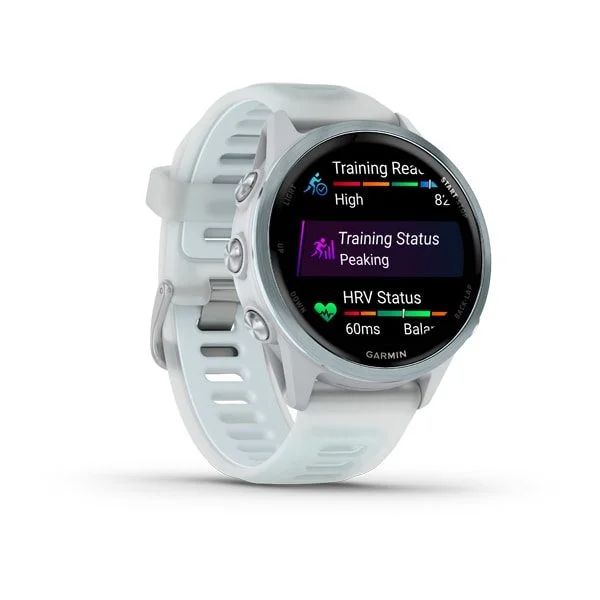 Garmin Forerunner 570 42mm Cloud Blue Aluminium with Translucent Whitestone/Cloud Blue band, image 2