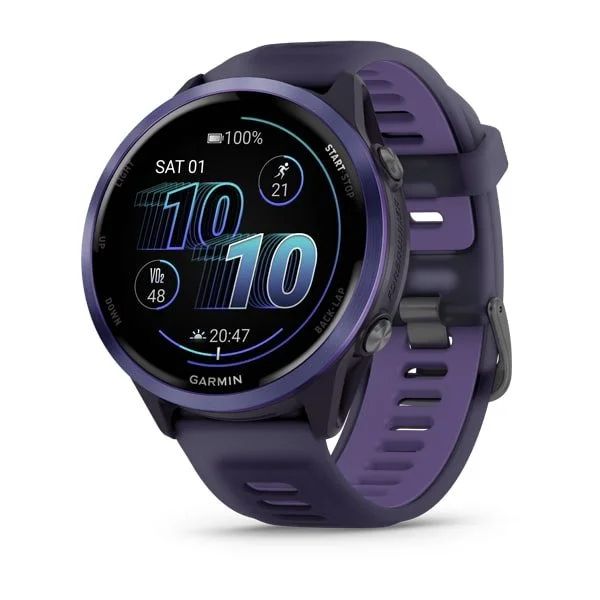 Garmin Forerunner 570 47mm Indigo Aluminium with Translucent Imperial Purple/Indigo band